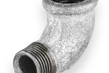 CURVAS MACHO/FÊMEA 45º GALVANIZADAS