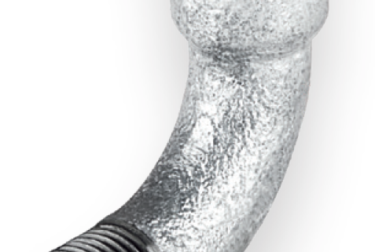 CURVAS MACHO/FÊMEA 90º GALVANIZADAS